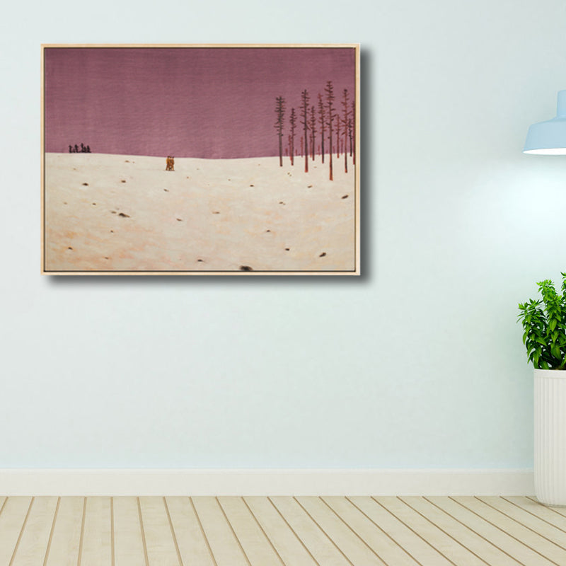 Brehn | Illustration Wildland Canvas Wandkunst Verwaiste Landschaft Malerei für Jungenzimmer