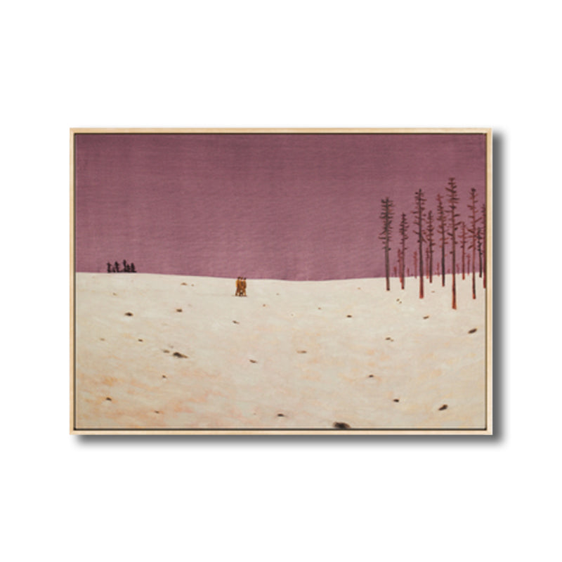 Brehn | Illustration Wildland Canvas Wandkunst Verwaiste Landschaft Malerei für Jungenzimmer