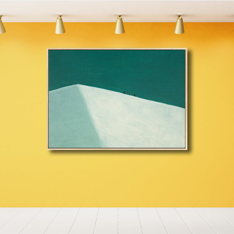Brehn | Illustration Wildland Canvas Wandkunst Verwaiste Landschaft Malerei für Jungenzimmer