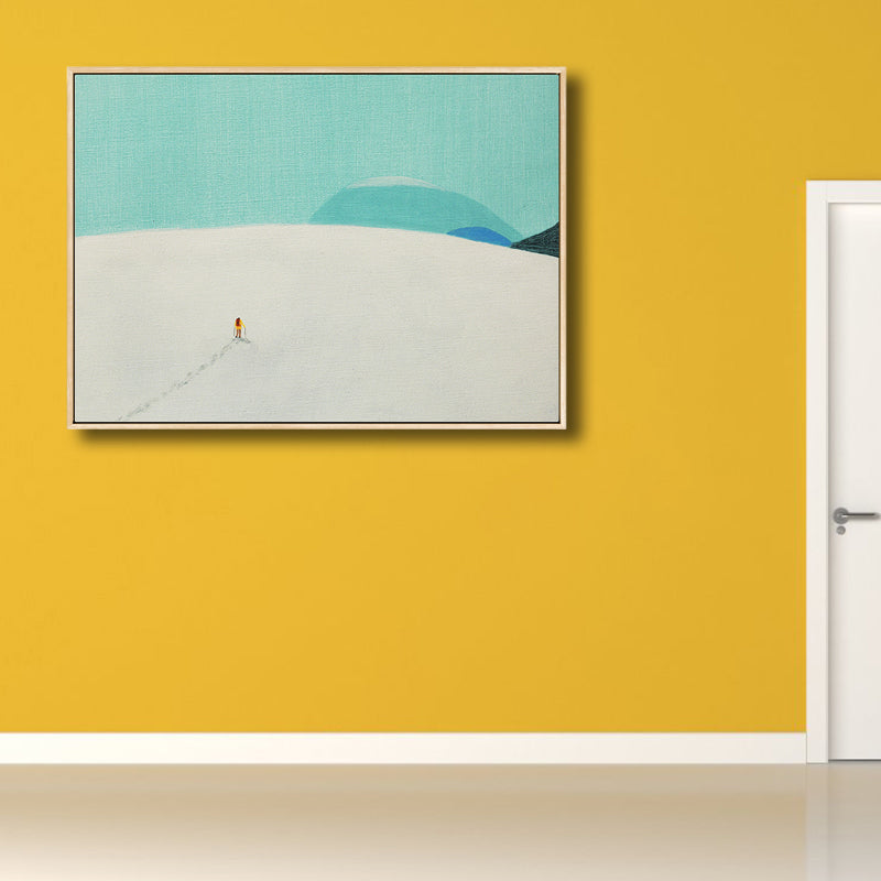 Brehn | Illustration Wildland Canvas Wandkunst Verwaiste Landschaft Malerei für Jungenzimmer