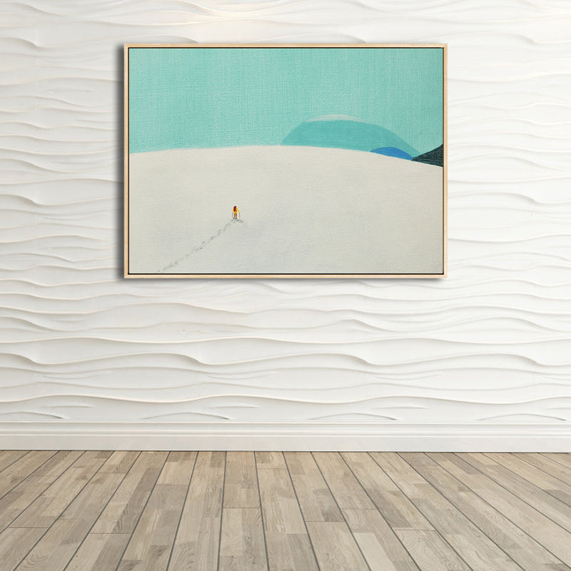 Brehn | Illustration Wildland Canvas Wandkunst Verwaiste Landschaft Malerei für Jungenzimmer