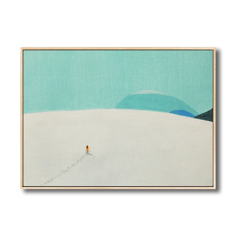 Brehn | Illustration Wildland Canvas Wandkunst Verwaiste Landschaft Malerei für Jungenzimmer