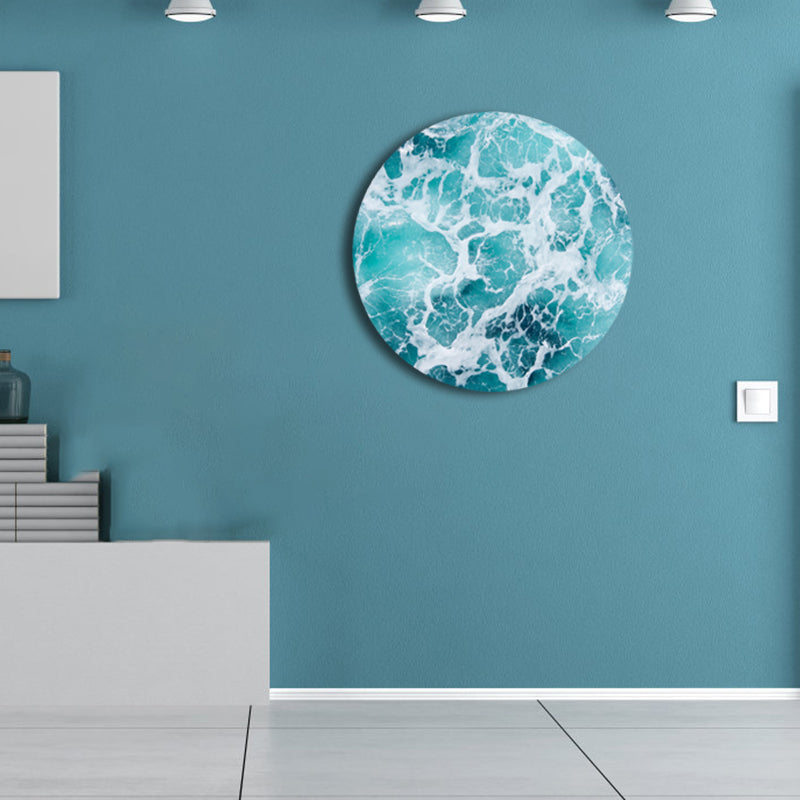 Brehn | Foto Ozeanblick Kunstdruck Zeitgenössische Leinwand Wanddekoration in sanften Farben für das Spielzimmer