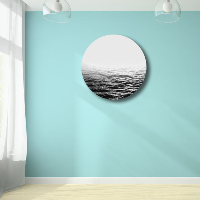 Brehn | Foto Ozeanblick Kunstdruck Zeitgenössische Leinwand Wanddekoration in sanften Farben für das Spielzimmer