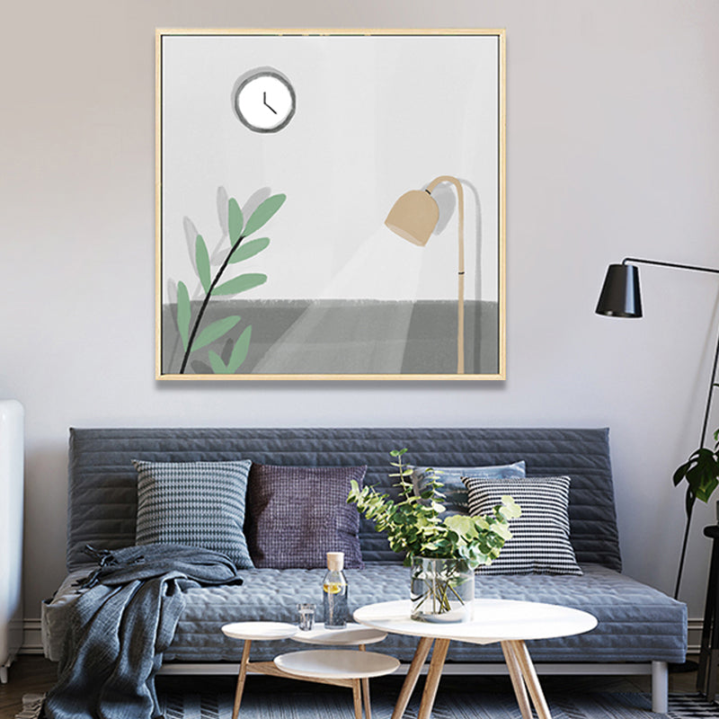 Brehn | Nordic Stylish Still Life Leinwand Weich Farbige Texturierte Wandkunst Druck für Wohnzimmer