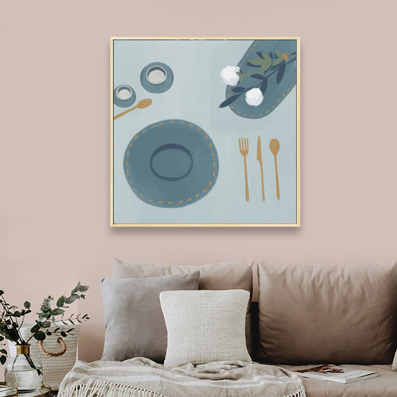 Brehn | Nordic Stylish Still Life Leinwand Weich Farbige Texturierte Wandkunst Druck für Wohnzimmer
