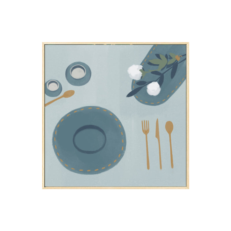 Brehn | Nordic Stylish Still Life Leinwand Weich Farbige Texturierte Wandkunst Druck für Wohnzimmer