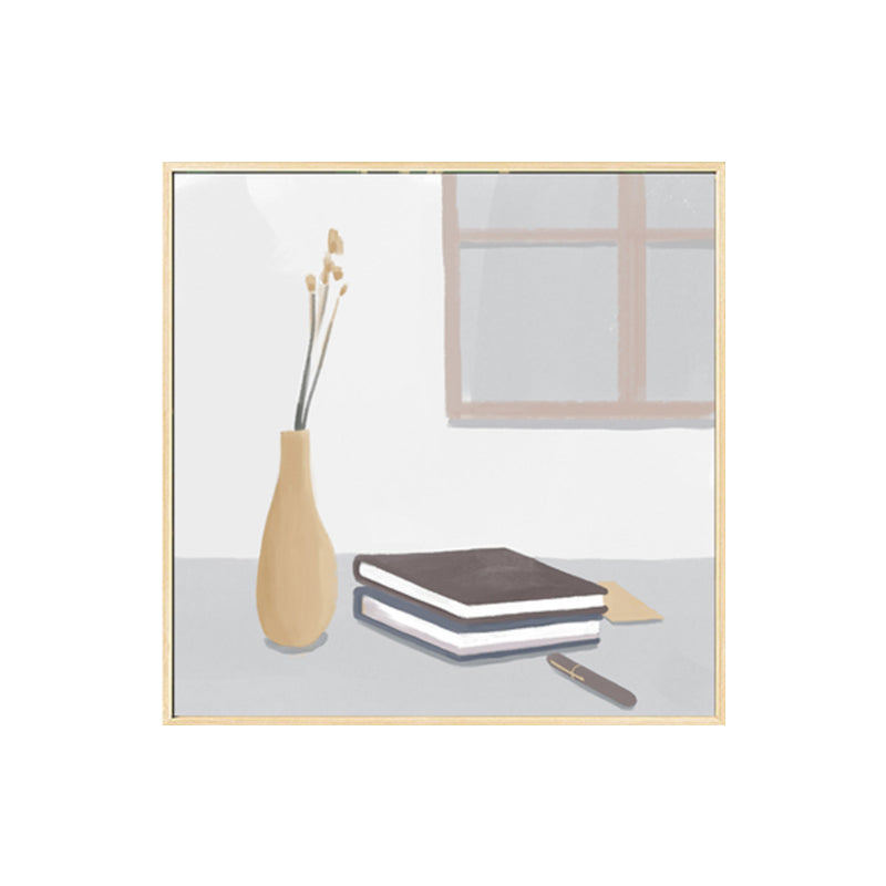 Brehn | Nordic Stylish Still Life Leinwand Weich Farbige Texturierte Wandkunst Druck für Wohnzimmer