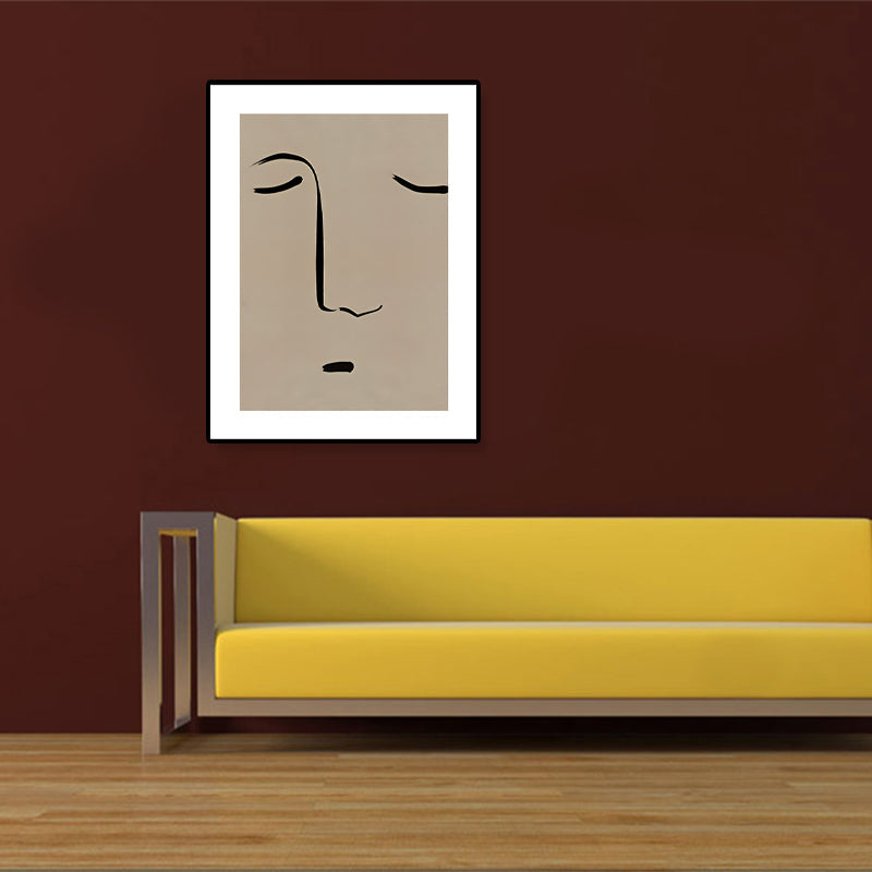 Brehn | Figurenmuster Eingewickelt Leinwand Abstrakter Expressionismus Texturiertes Zuhause Galerie Gemälde