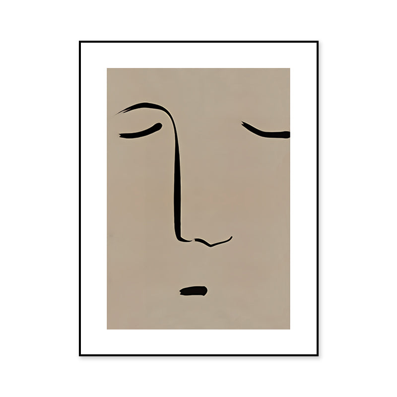 Brehn | Figurenmuster Eingewickelt Leinwand Abstrakter Expressionismus Texturiertes Zuhause Galerie Gemälde