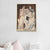 Brehn | Kubismus Picasso Stil Figur Gemälde Brauner Texturierter Leinwand Wandkunst für Wohnzimmer