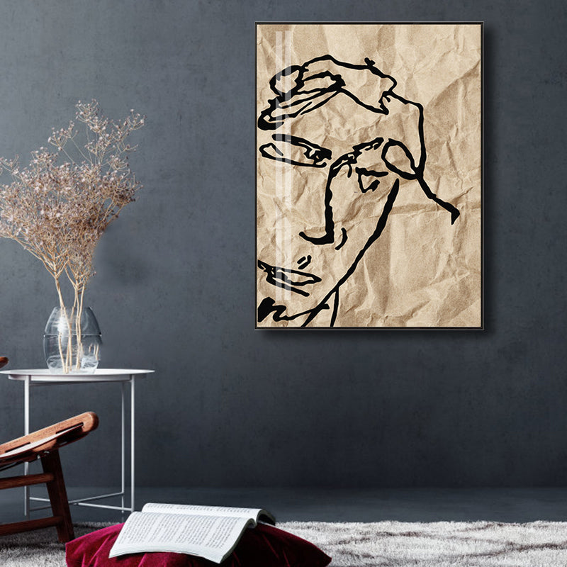 Brehn | Weiches Farb-Abstract-Muster-Gemälde Texturiertes Skandinavisches Wohnzimmer Leinwand Wandkunst