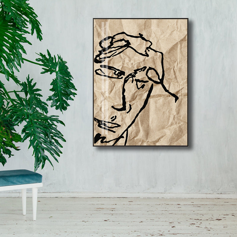 Brehn | Weiches Farb-Abstract-Muster-Gemälde Texturiertes Skandinavisches Wohnzimmer Leinwand Wandkunst
