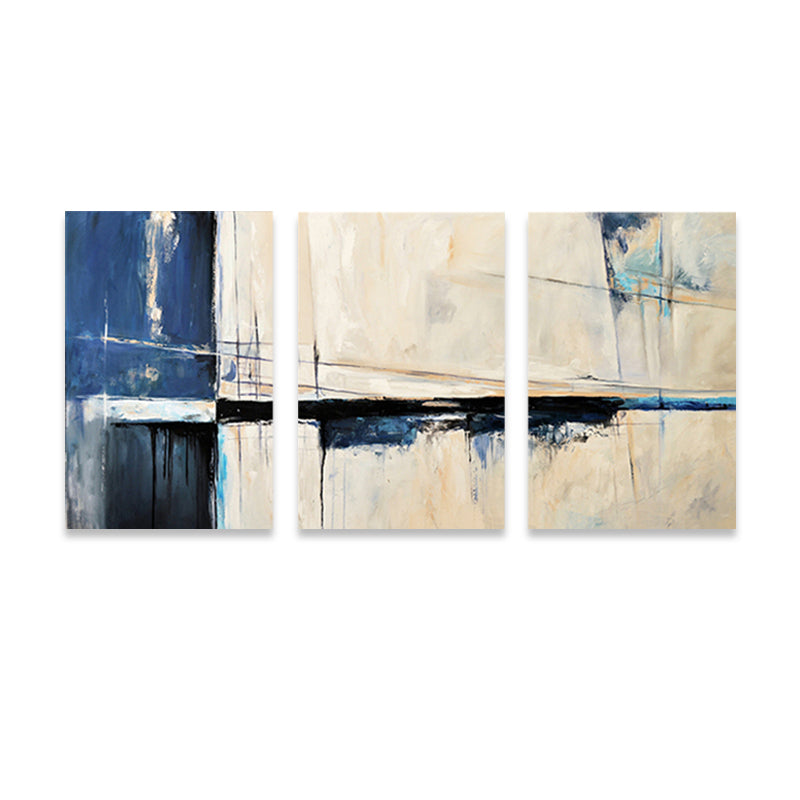 Brehn | Devise Muster Wandkunst Dekor abstrakter Expressionismus Mehrteiliges Schlafzimmer Leinwanddruck