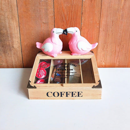 Dekorative Kaffeelagerbox