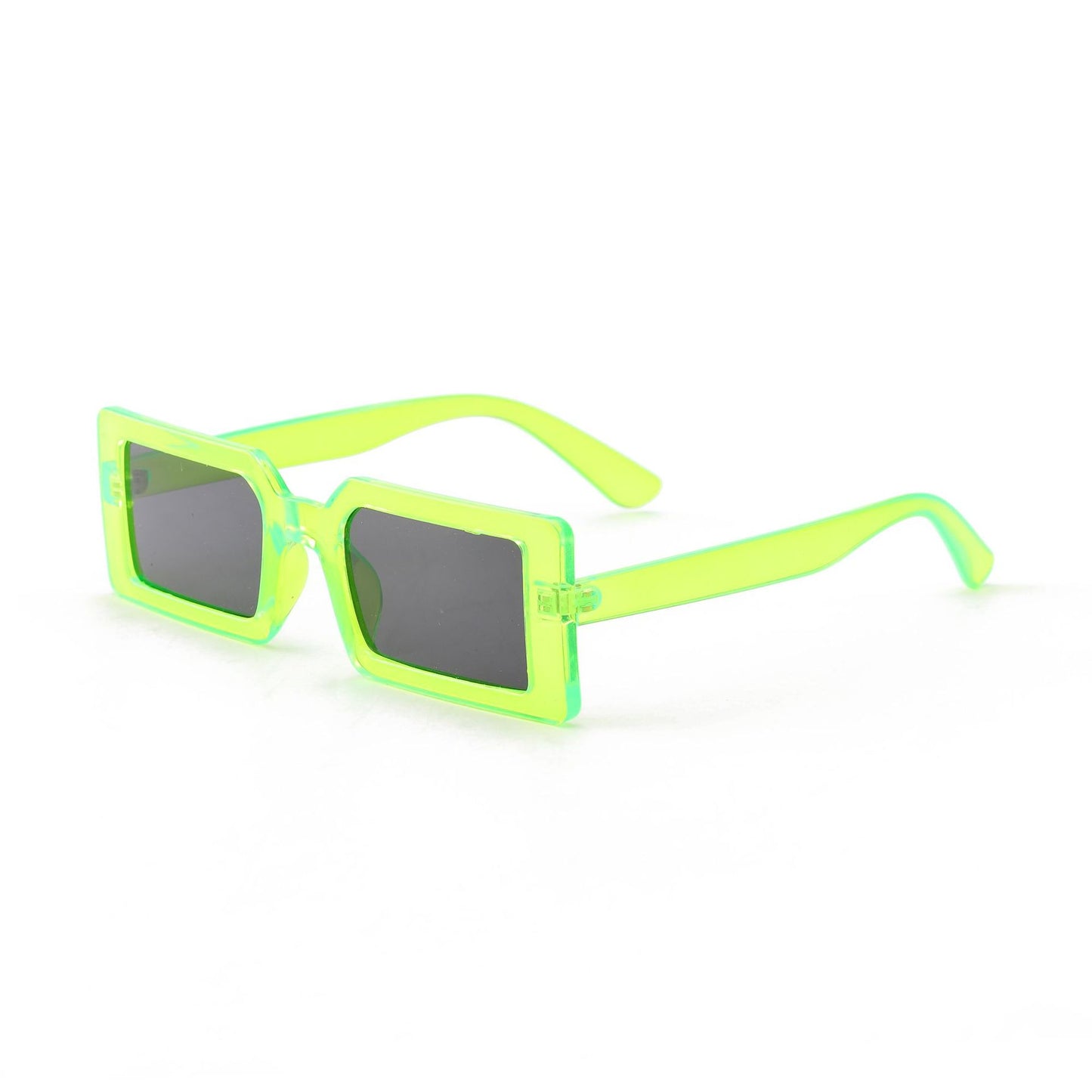 Damen quadratische Sonnenbrille mit modernem Transparentrahmen Brehn