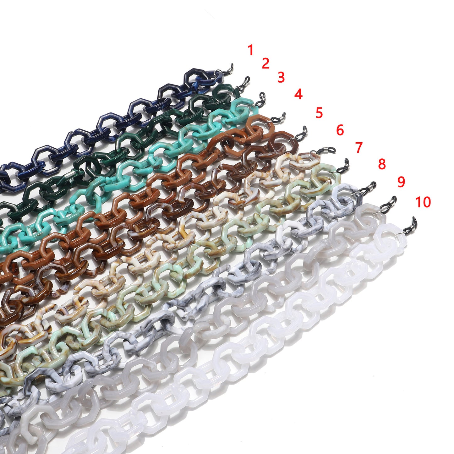 Modischer Chunky Chain Brillenhalter Brehn