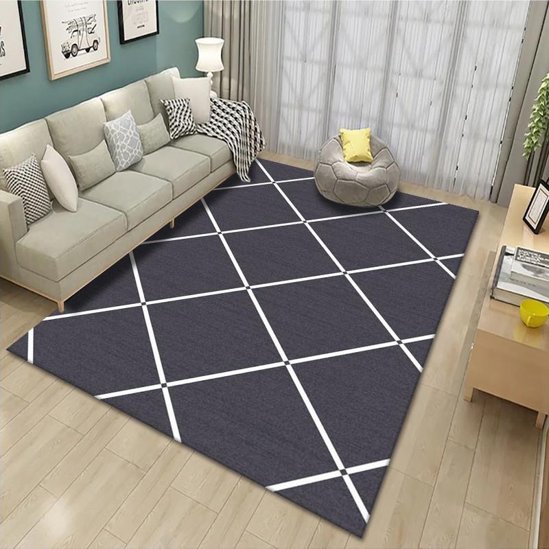 Geometrisch gemusterter Teppich Brehn