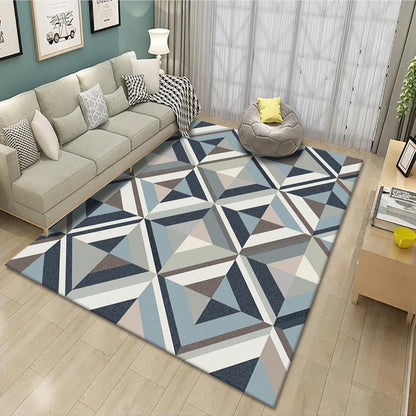 Geometrisch gemusterter Teppich Brehn