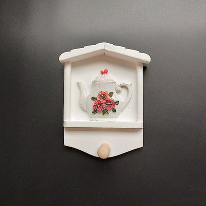 Dekorativer Schlüsselanhänger Wandmontage mit Sonnenblumenmotiv