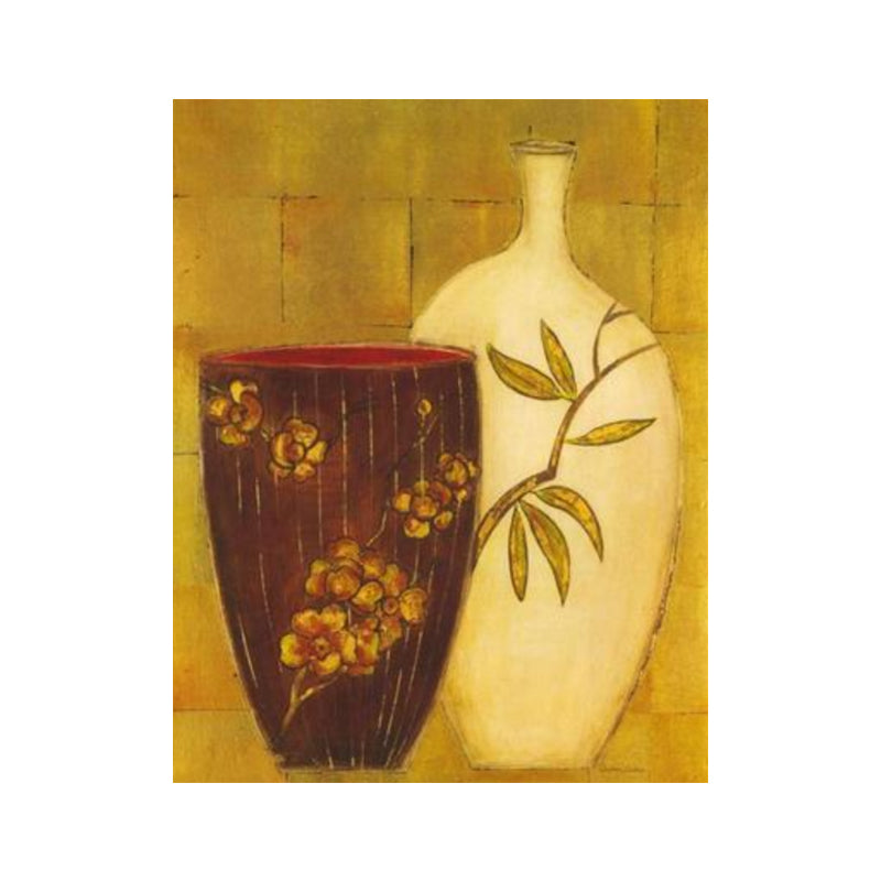 Brehn | Einzigartiger Blumenvase Leinwand Kunstdruck für Mädchenzimmer in Pastellfarben, mehrere Größen