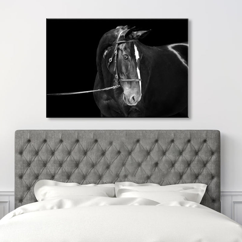 Brehn | Asiatischer Stil Wildtier Wanddekor Lichfarbig Texturiertes Leinwand Kunst für Wohnzimmer