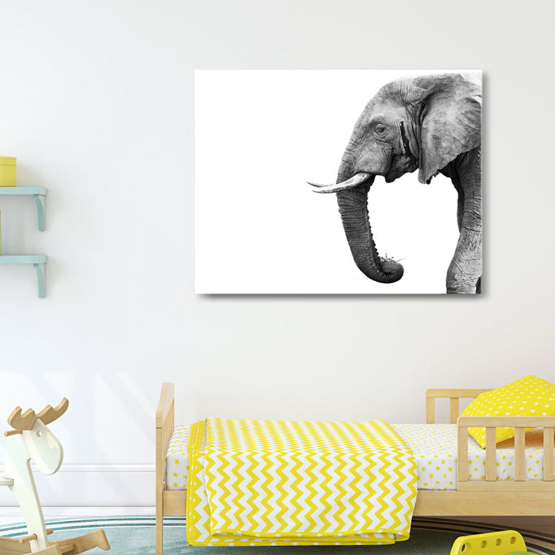 Brehn | Asiatischer Stil Wildtier Wanddekor Lichfarbig Texturiertes Leinwand Kunst für Wohnzimmer