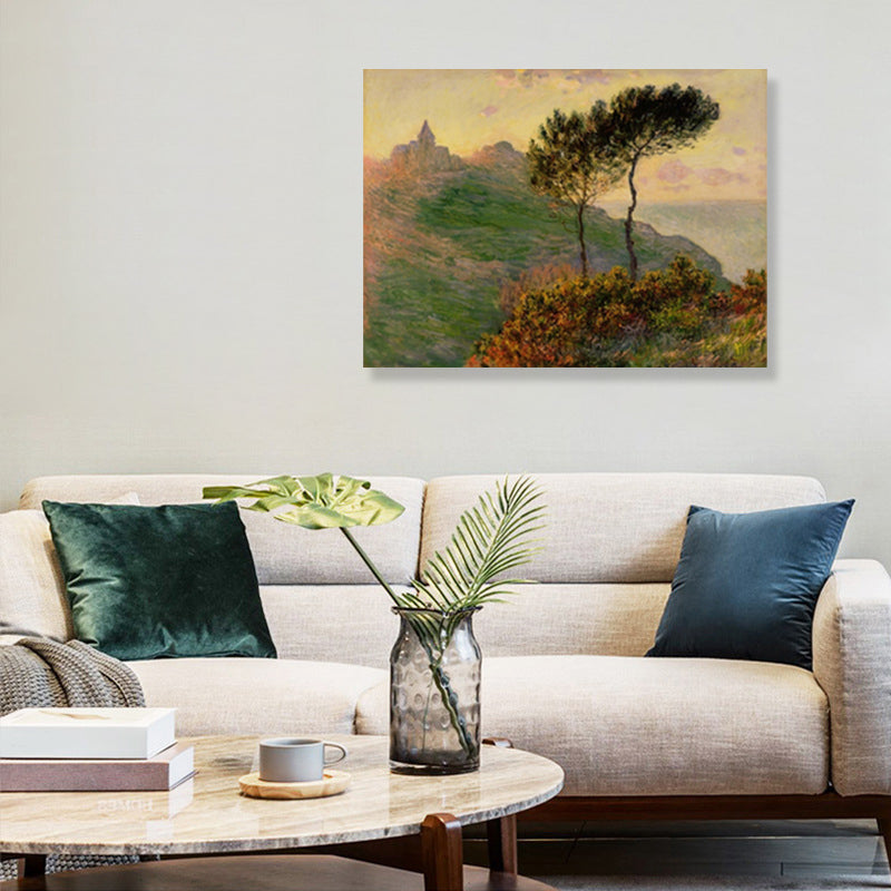 Brehn | Impressionismus Stil Berglandschaft Eingewickelte Leinwand Jungen Schlafzimmer Malerei Wanddekoration