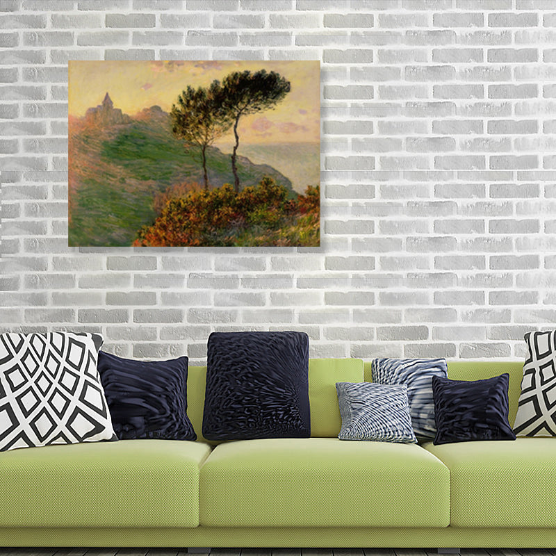 Brehn | Impressionismus Stil Berglandschaft Eingewickelte Leinwand Jungen Schlafzimmer Malerei Wanddekoration