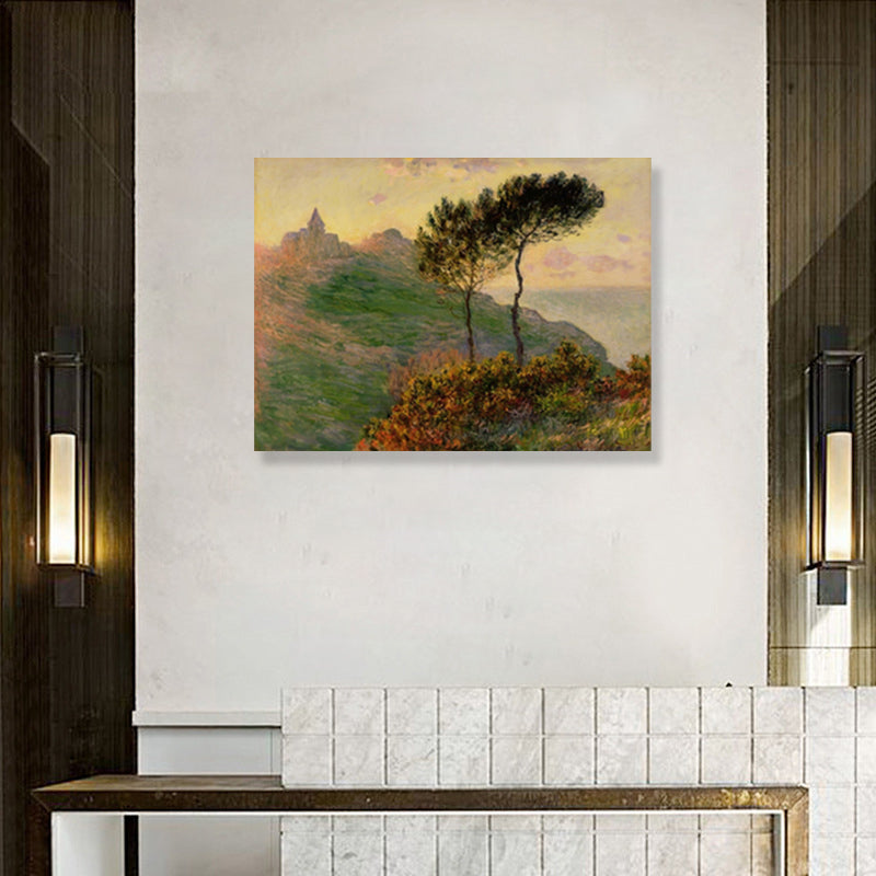 Brehn | Impressionismus Stil Berglandschaft Eingewickelte Leinwand Jungen Schlafzimmer Malerei Wanddekoration