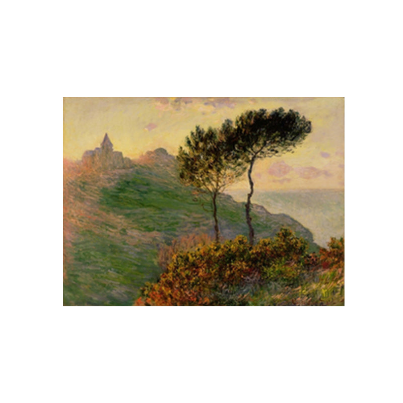 Brehn | Impressionismus Stil Berglandschaft Eingewickelte Leinwand Jungen Schlafzimmer Malerei Wanddekoration