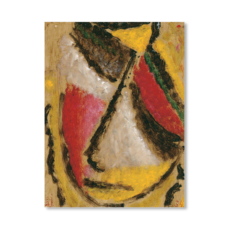 Brehn | Abstrakter Expressionismus Handdruck Leinwand Kunst Wohnzimmer Wanddekoration in Pastellfarbe