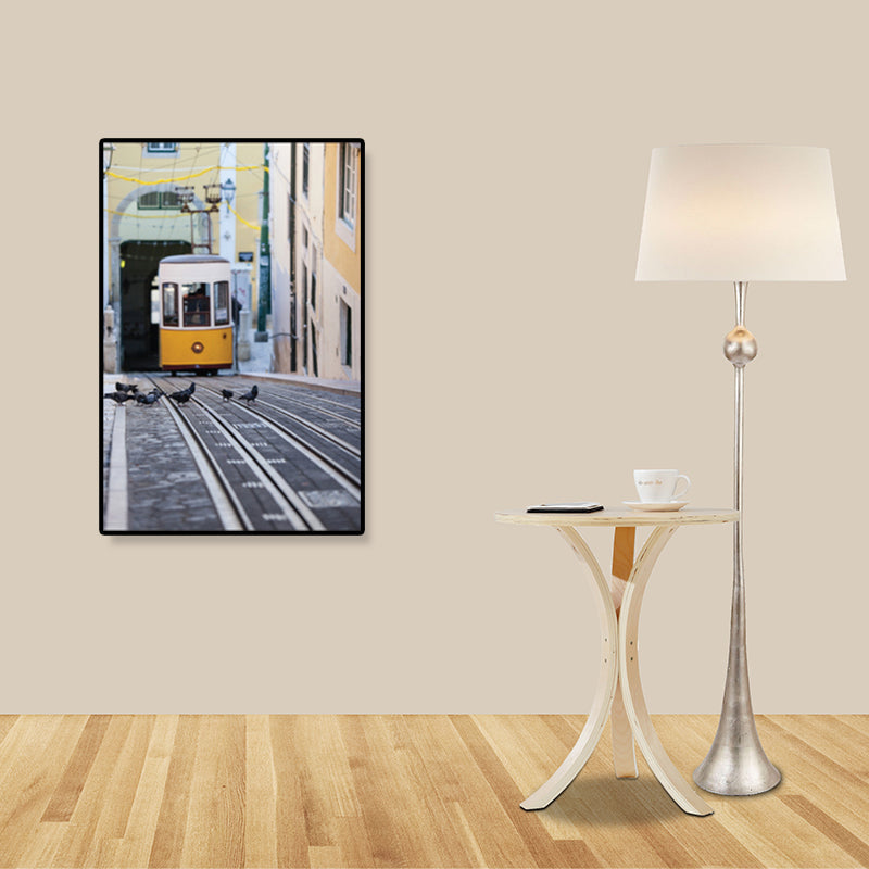 Brehn | Nostalgische Fotografische Stadtbahn-Leinwand Jungenzimmer Verkehr Wandkunst Druck