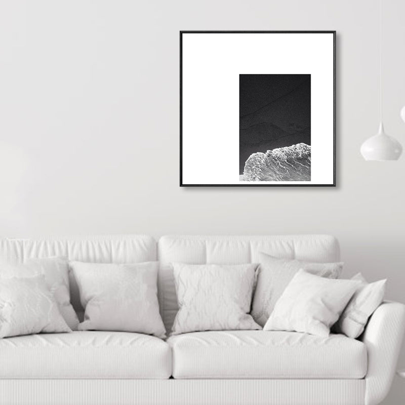 Brehn | Dunkle Retro Wandkunst Fotodruck Landschaftsleinwand für das Schlafzimmer, mehrere Größenoptionen