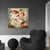 Brehn | Braune Katze Ritter Leinwand Wandkunst Tier Funkelnd Texturierten Wanddeko für Jungen Schlafzimmer