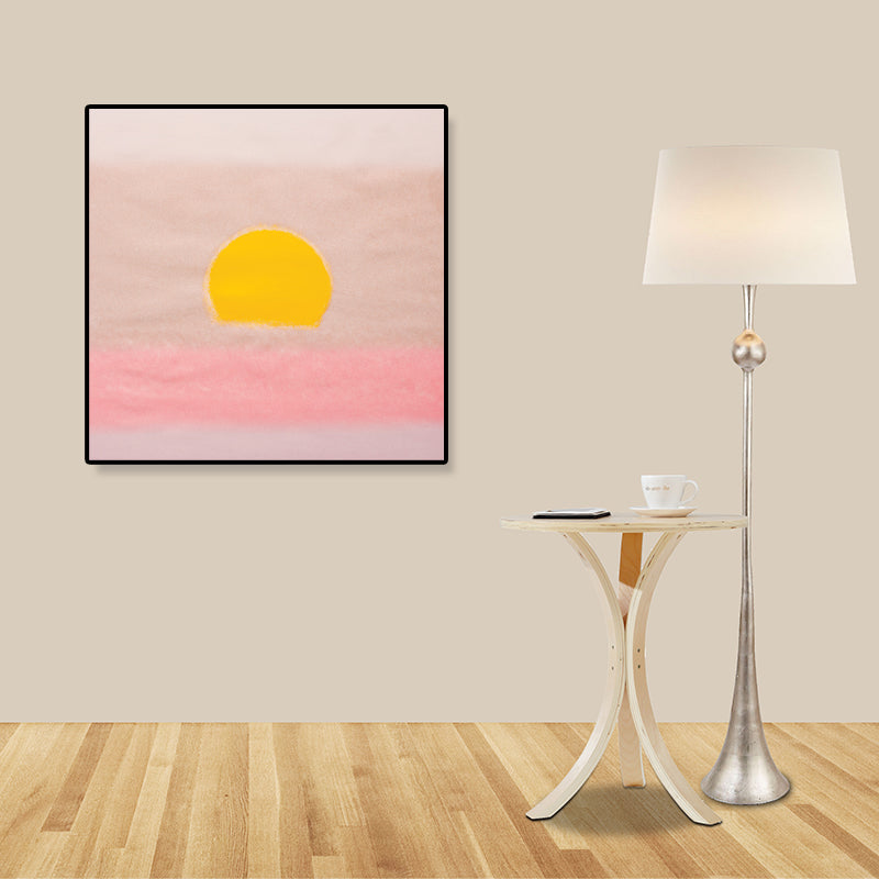 Brehn | Sunrise Scenery Canvas Print Pop Art Naturphänomene Wanddekoration in hellen Farben