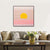 Brehn | Sunrise Scenery Canvas Print Pop Art Naturphänomene Wanddekoration in hellen Farben