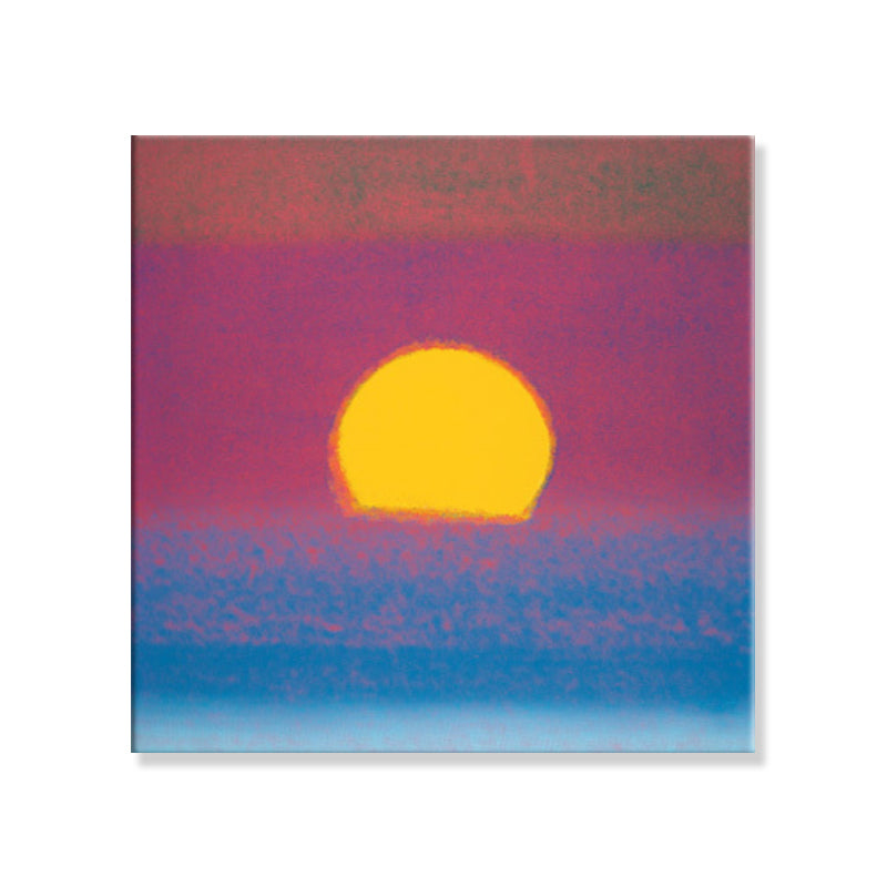 Brehn | Sunrise Scenery Canvas Print Pop Art Naturphänomene Wanddekoration in hellen Farben