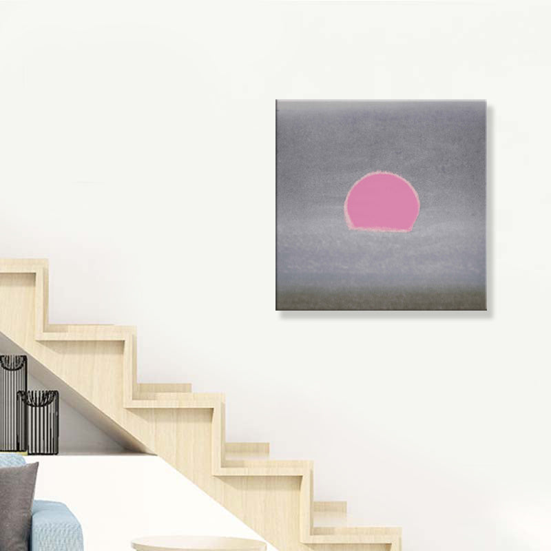 Brehn | Sunrise Scenery Canvas Print Pop Art Naturphänomene Wanddekoration in hellen Farben