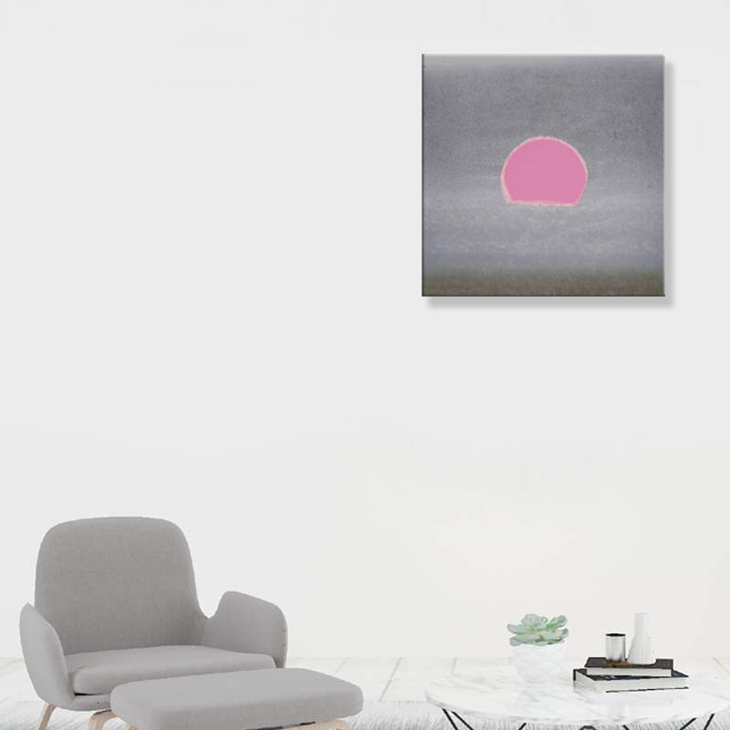 Brehn | Sunrise Scenery Canvas Print Pop Art Naturphänomene Wanddekoration in hellen Farben