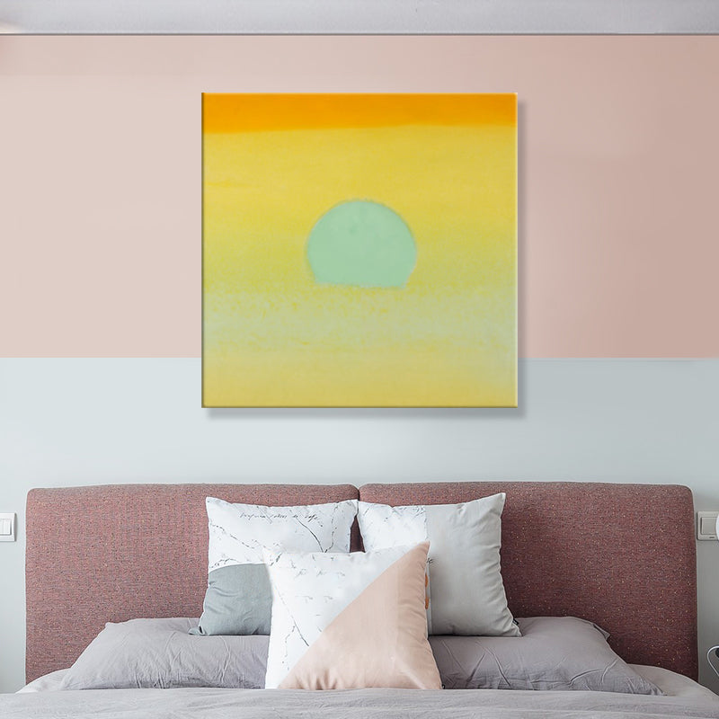 Brehn | Sunrise Scenery Canvas Print Pop Art Naturphänomene Wanddekoration in hellen Farben