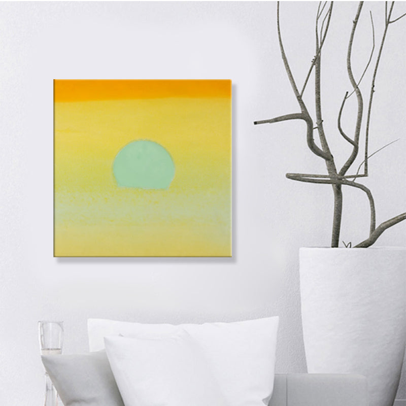 Brehn | Sunrise Scenery Canvas Print Pop Art Naturphänomene Wanddekoration in hellen Farben