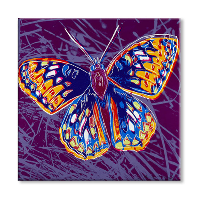 Brehn | Wildtier-Leinwanddruck Pop Art Stil Texturiertes Esszimmer Gemälde in Pastellfarbe