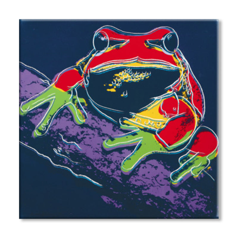 Brehn | Wildtier-Leinwanddruck Pop Art Stil Texturiertes Esszimmer Gemälde in Pastellfarbe