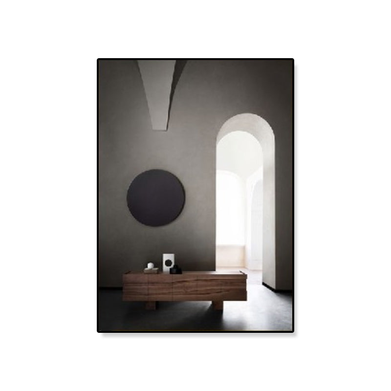 Brehn | Arched Door Szenen Wandkunst Set Sanfte Farben Moderner Stil Leinwanddruck für das Familienzimmer