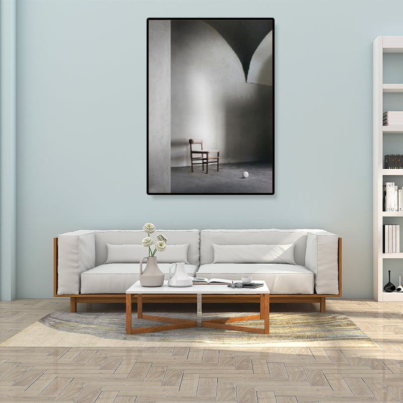 Brehn | Arched Door Szenen Wandkunst Set Sanfte Farben Moderner Stil Leinwanddruck für das Familienzimmer