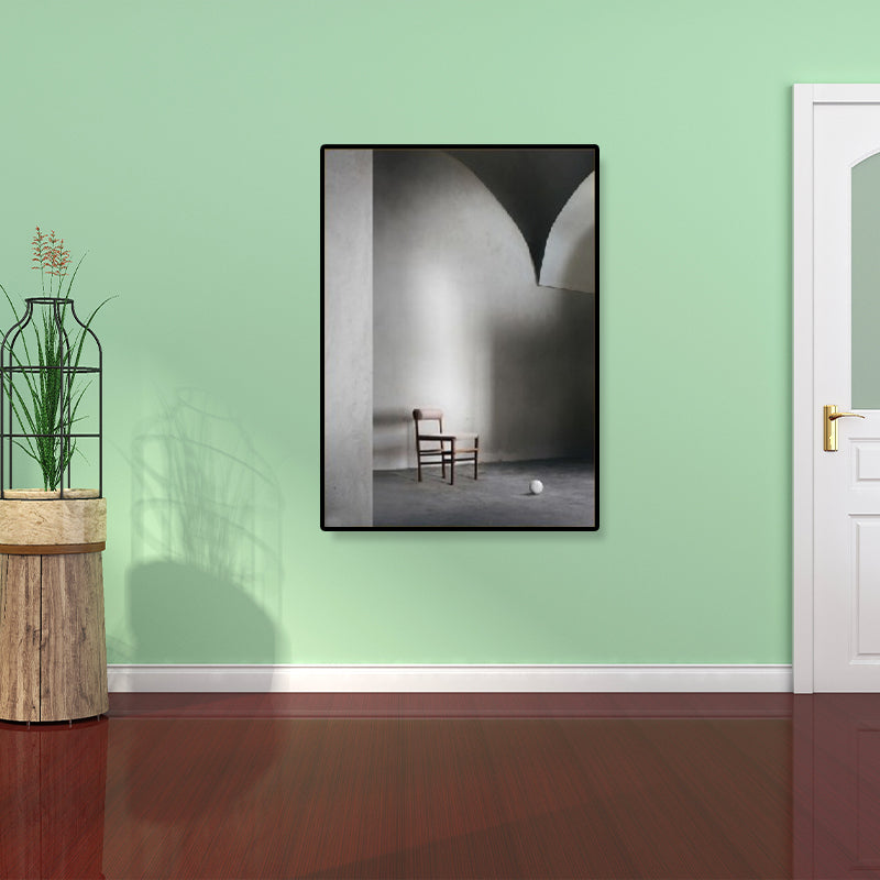 Brehn | Arched Door Szenen Wandkunst Set Sanfte Farben Moderner Stil Leinwanddruck für das Familienzimmer