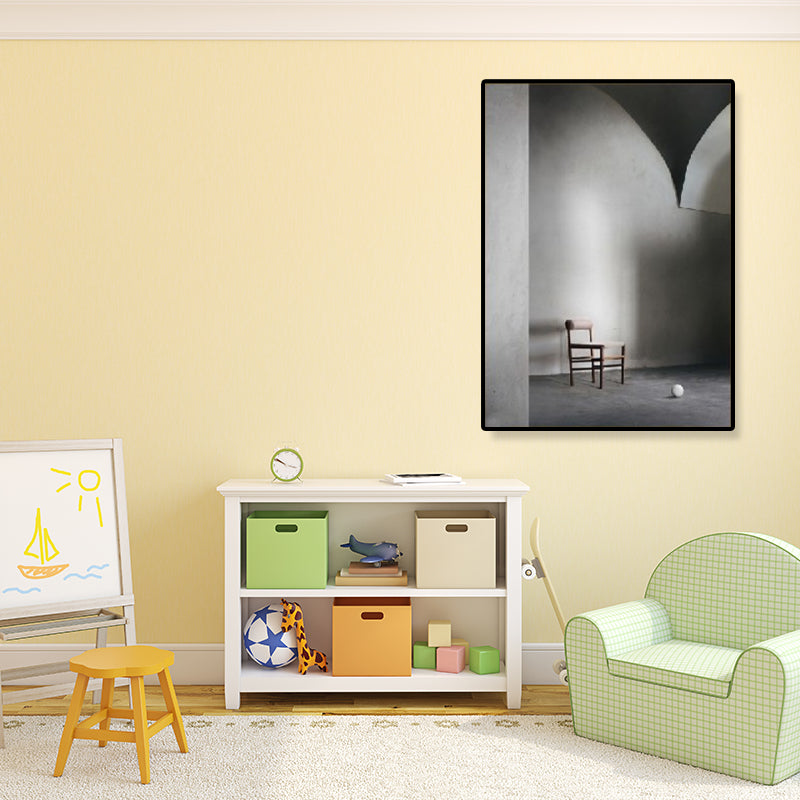 Brehn | Arched Door Szenen Wandkunst Set Sanfte Farben Moderner Stil Leinwanddruck für das Familienzimmer