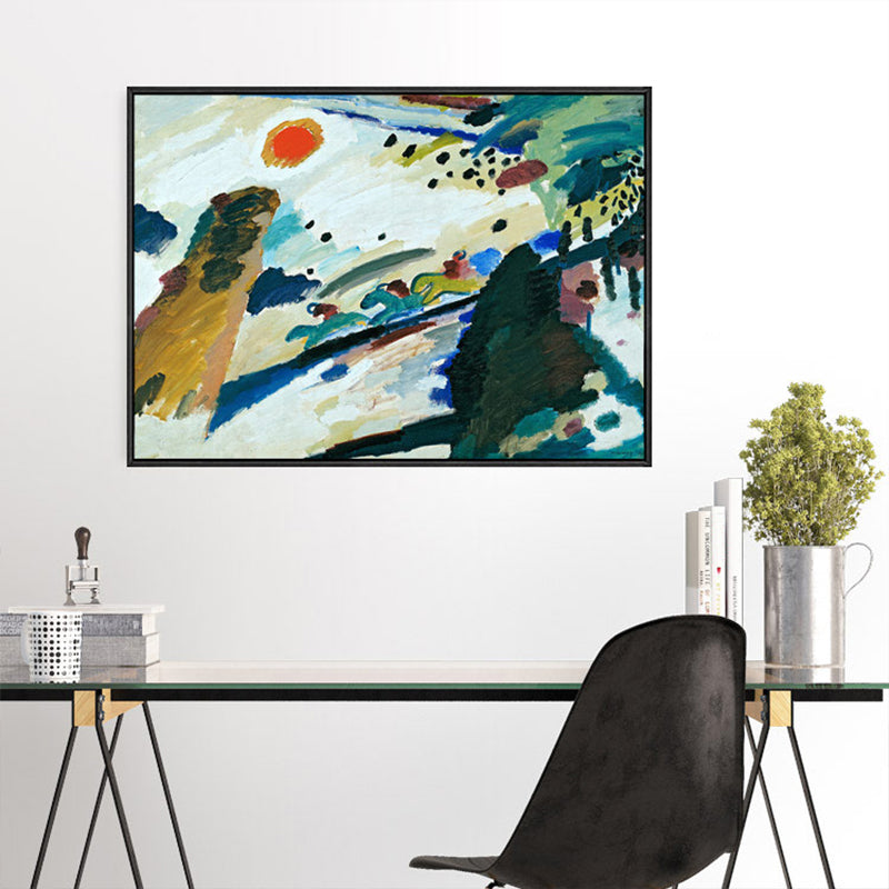 Brehn | Gemälde Abstrakt Leinwanddruck Pastellfarben Zeitgenössische Kunst Wanddeko für das Wohnzimmer