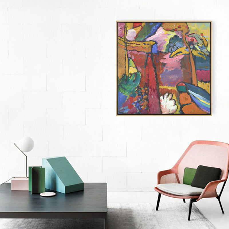 Brehn | Braun Aquarell Kunstdruck Malerei Abstrakter Expressionismus Texturiert Leinwand für das Wohnzimmer